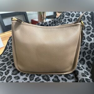 Cary Soft Pebbled Leather Shoulder Bag